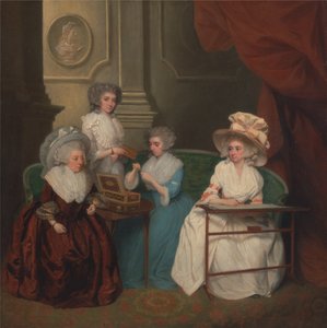 Lady Jane Mathew and Her Daughters by Unbekannt Unbekannt